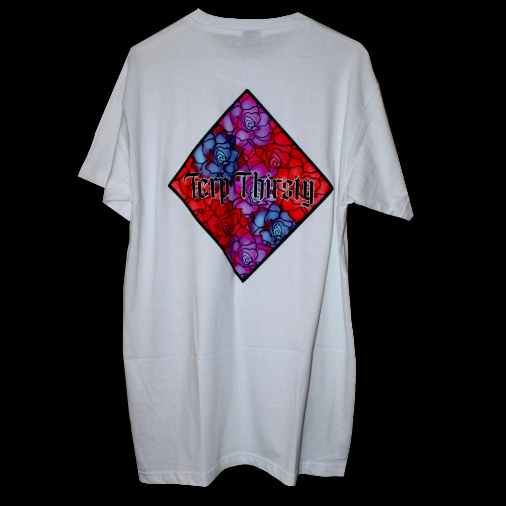 Terp Thirsty Flower Power White Tee