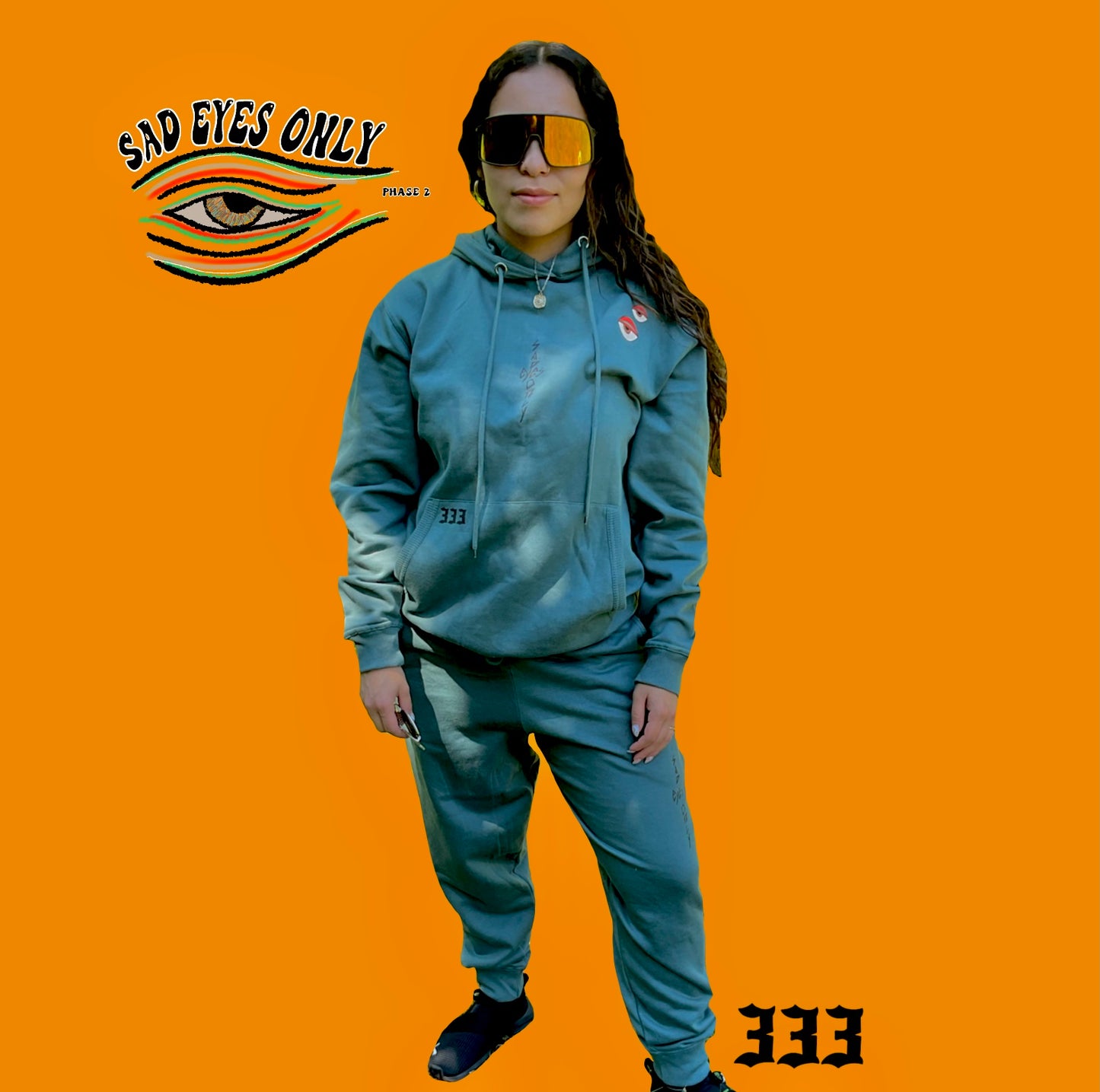 Blue Lagoon Sad Eyes Only Hoodie Set (Phase 2)