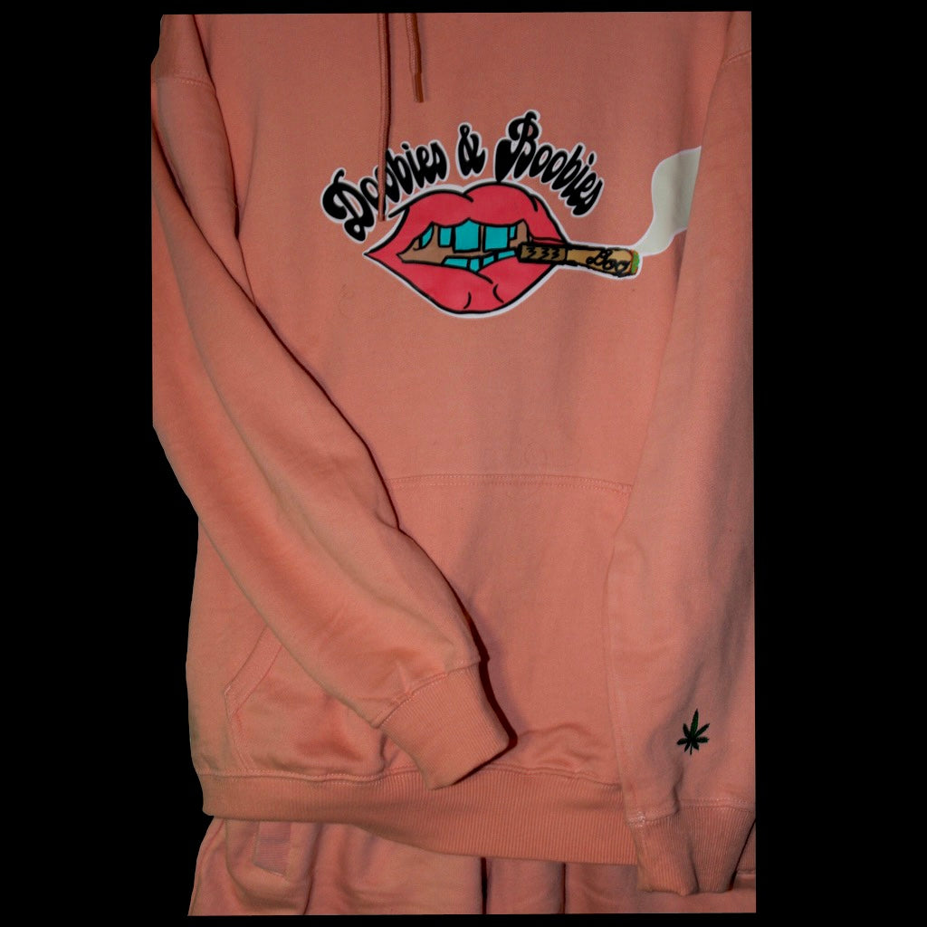 Doobies & Boobies Pink Sweat Suit