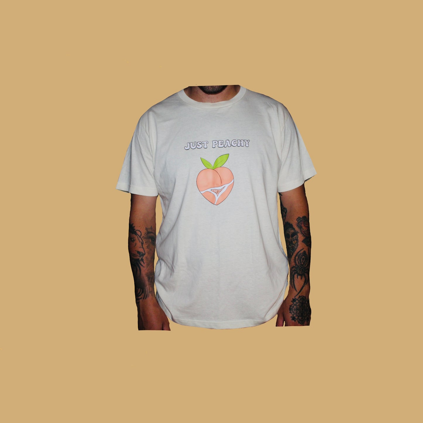 Just Peachy Men's Thong Shirt