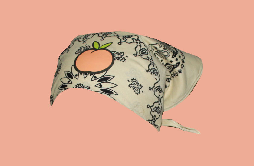 Just Peachy Cream Bandana